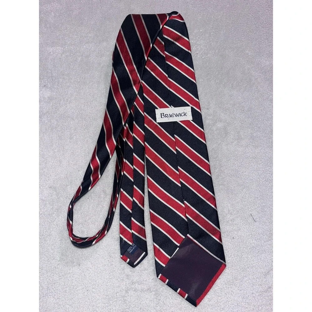 Men's REPP Tie/Necktie Braewick Vintage Made in the USA‎ Mint Cond. 100% Silk